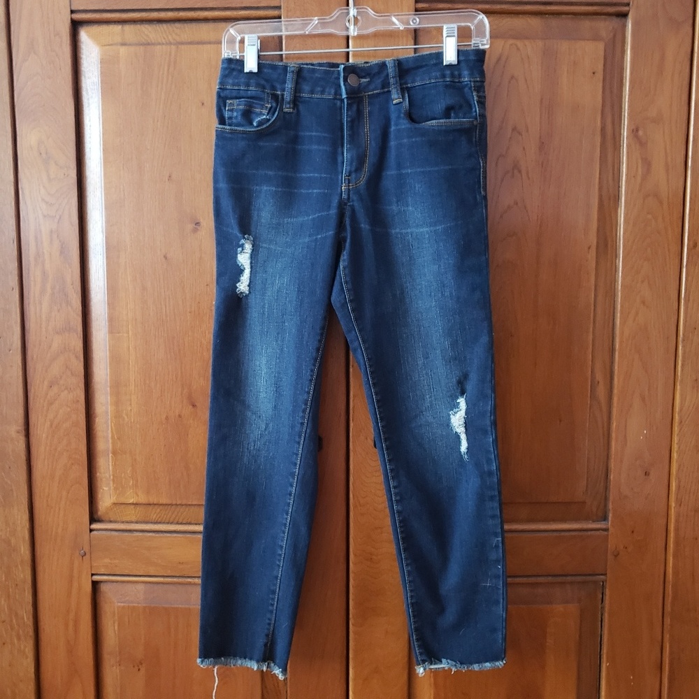 Girl's Cropped Jeans